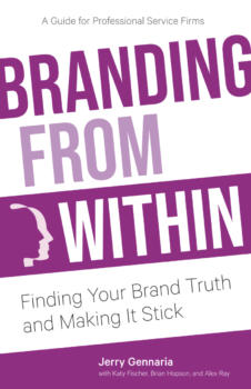 Branding From Within, Jerry Genneria, book cover